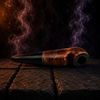 Water Buffalo Horn Pipe 2 Tone