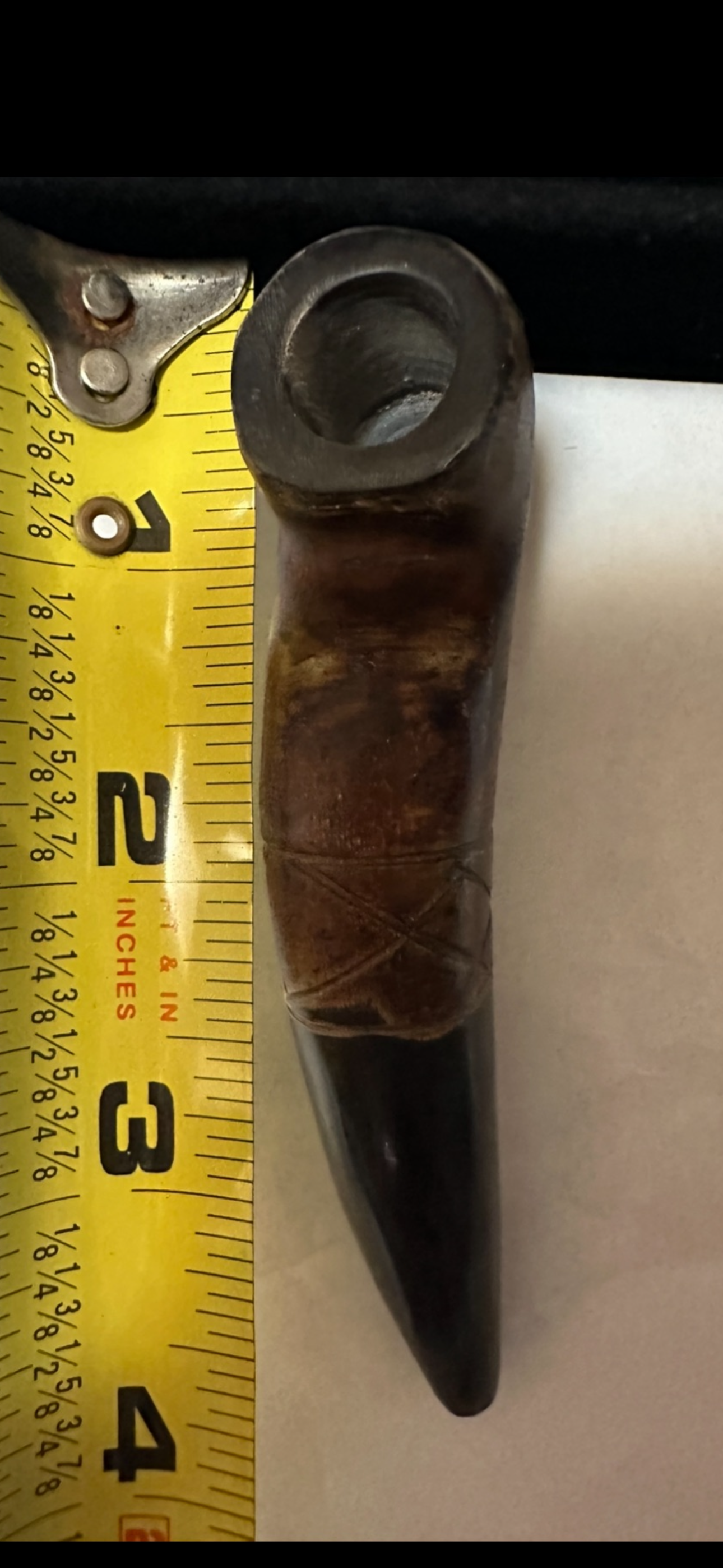 Water Buffalo Horn Pipe 2 Tone