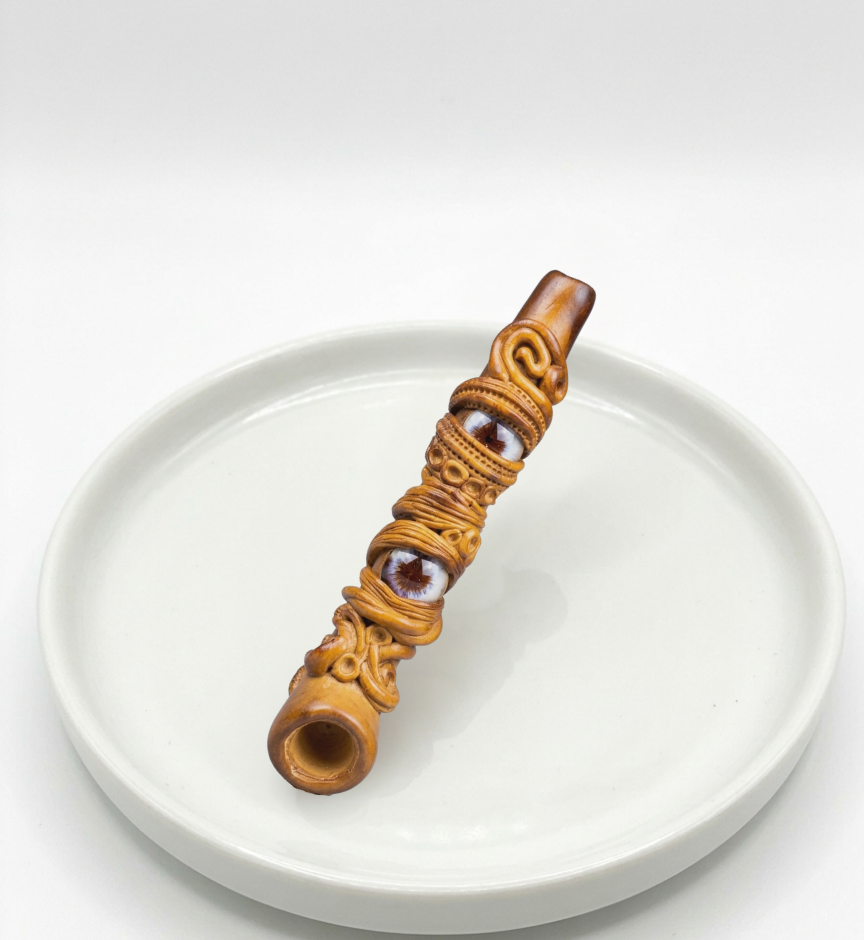 Dual Mystic Eye Wand Pipe