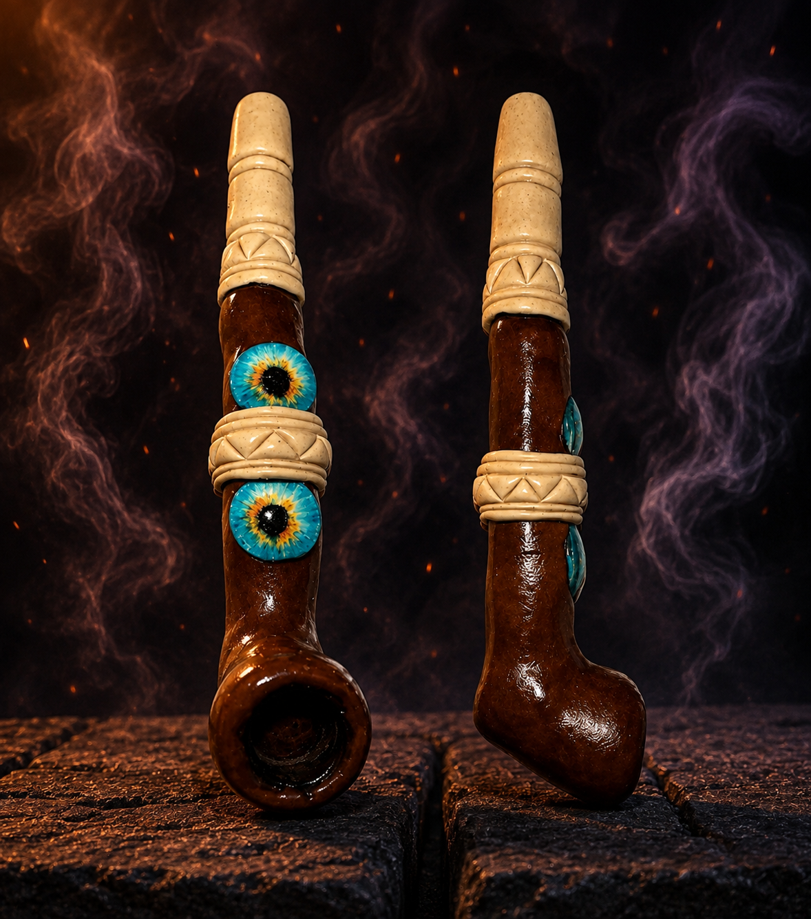 Blue-Eyed Guardian Pipe